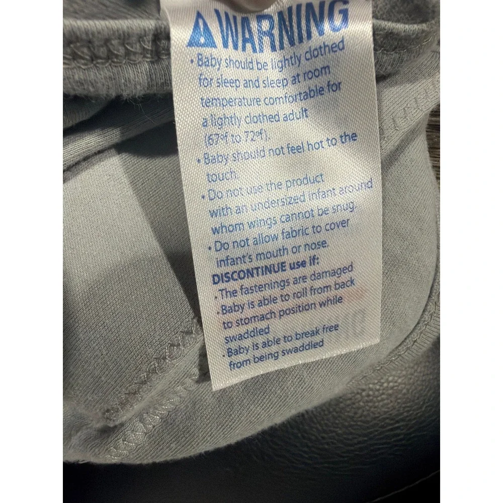 SwaddleMe Original Swaddle Kids Small Medium Gray 7-14lbs Sleep Sack EUC